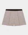 Maje Igrisa Tailored Shorts In Grey