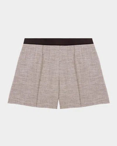 Maje Igrisa Tailored Shorts In Grey