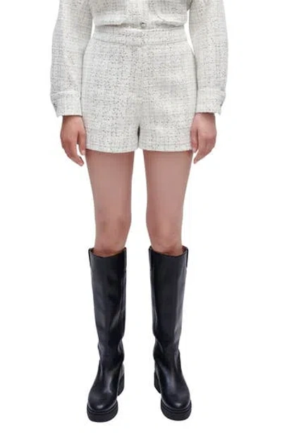 Maje Inate Sequin Shorts In White