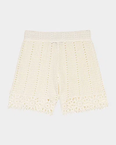 MAJE IOMYNA CROCHET SHORTS