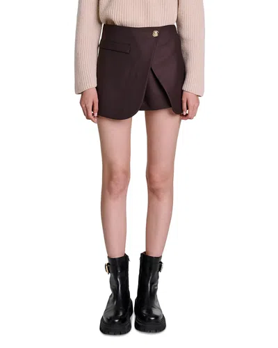 MAJE PANELED SKORT