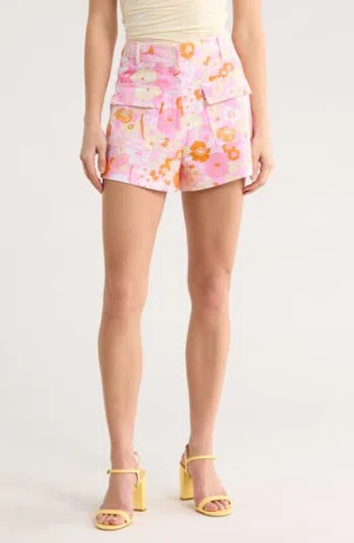 Maje Isella Floral Shorts In Multi