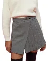 Maje Woman Shorts & Bermuda Shorts Black Size 8 Wool, Polyamide, Polyester In Black