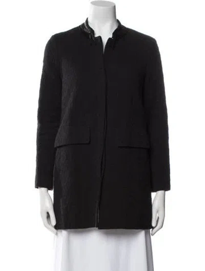 Pre-owned Maje Jacket In Black