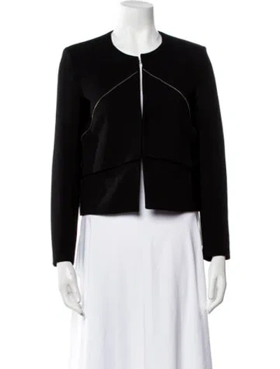 Pre-owned Maje Jacket In Black