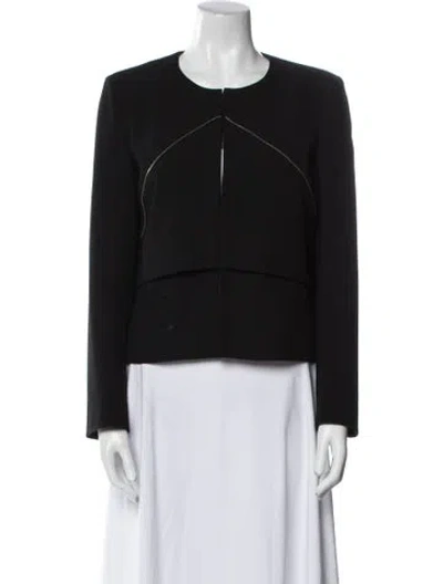 Pre-owned Maje Jacket In Black