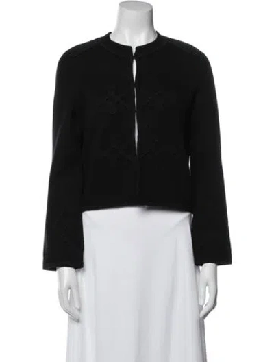 Pre-owned Maje Jacket In Black