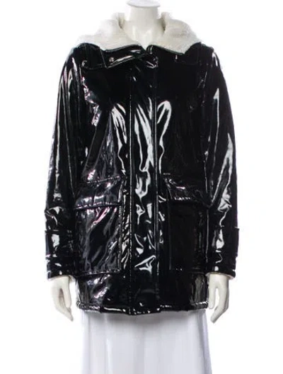 Pre-owned Maje Jacket In Black