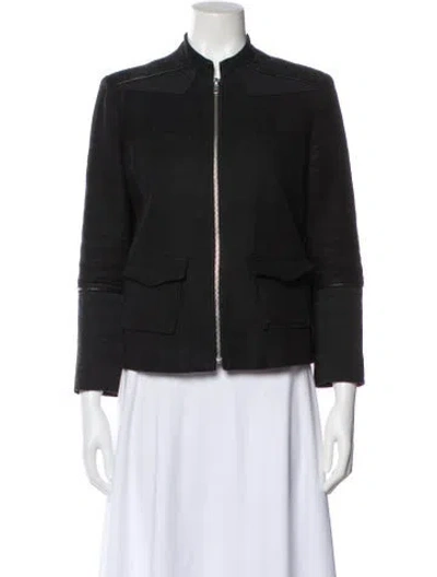 Pre-owned Maje Jacket In Black