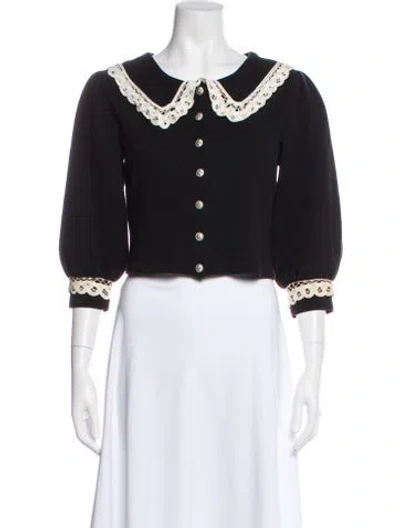 Pre-owned Maje Jacket In Black