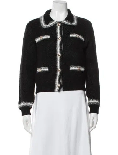 Pre-owned Maje Jacket In Black