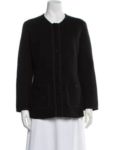 Pre-owned Maje Jacket In Black