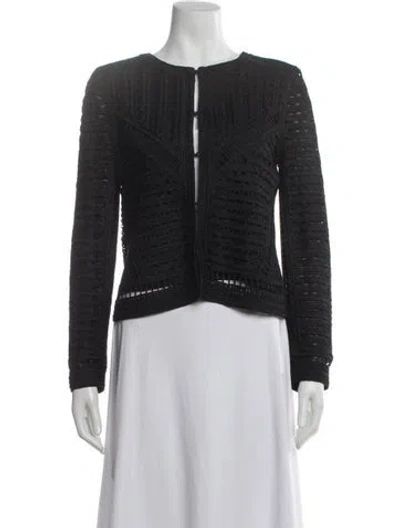 Pre-owned Maje Jacket In Black