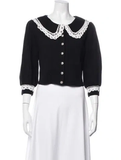 Pre-owned Maje Jacket In Black