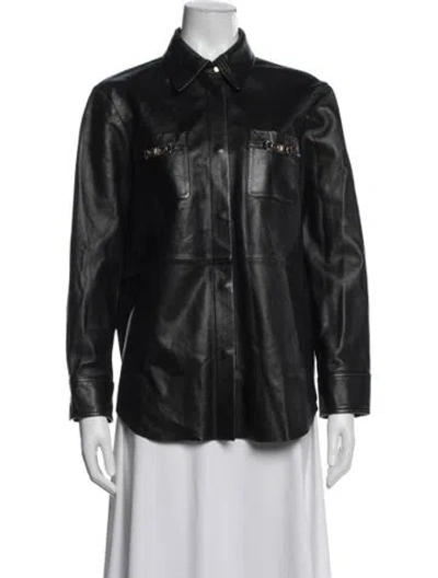 Pre-owned Maje Jacket In Black
