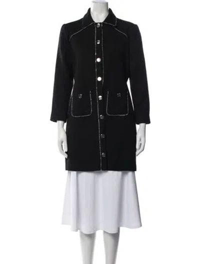 Pre-owned Maje Jacket In Black