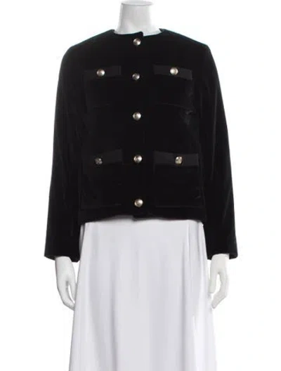 Pre-owned Maje Jacket In Black