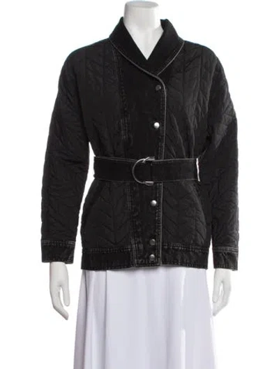 Pre-owned Maje Jacket In Black