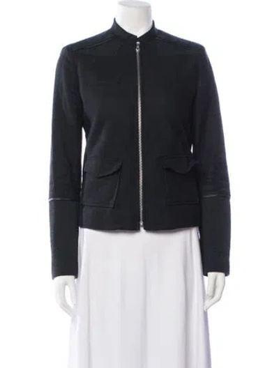 Pre-owned Maje Jacket In Black