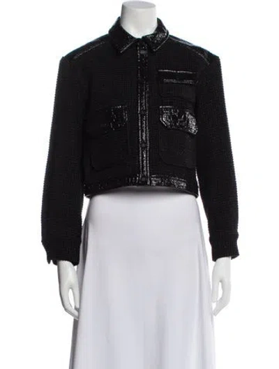 Pre-owned Maje Jacket In Blue