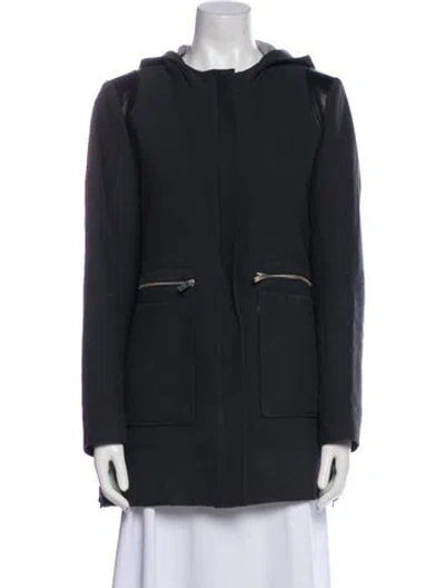 Pre-owned Maje Jacket In Blue