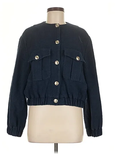 Pre-owned Maje Jacket In Blue