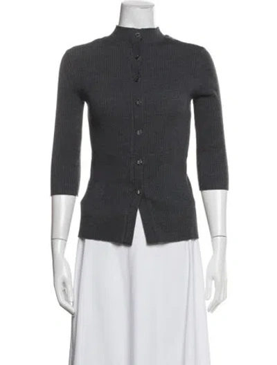 Pre-owned Maje Jacket In Gray