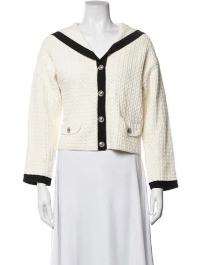 Pre-owned Maje Jacket In Metallic/neutrals