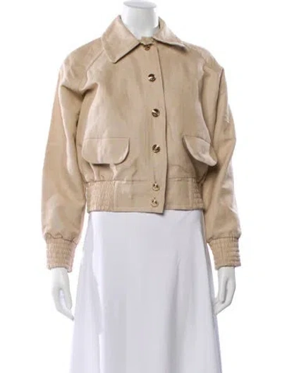 Pre-owned Maje Jacket In Neutral