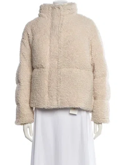 Pre-owned Maje Jacket In Neutral