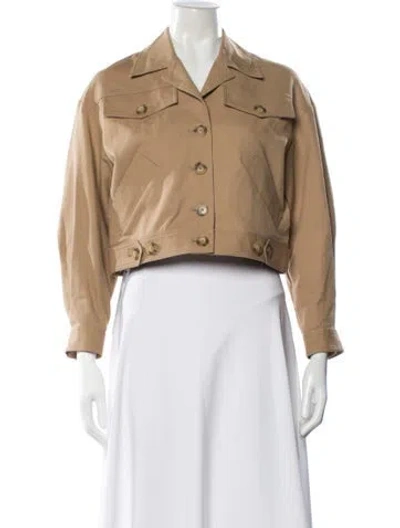Pre-owned Maje Jacket In Neutral