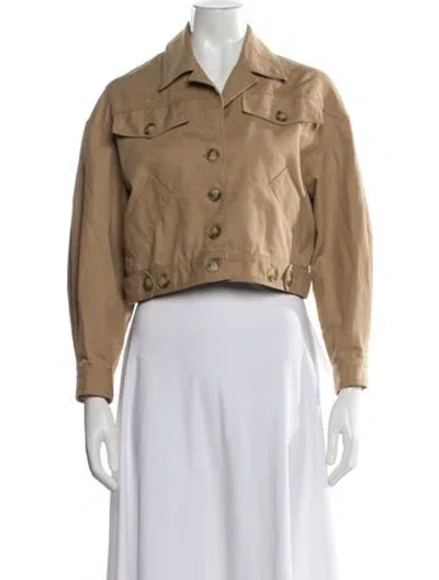 Pre-owned Maje Jacket In Neutral