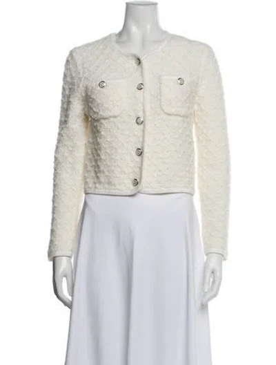 Pre-owned Maje Jacket In Neutrals