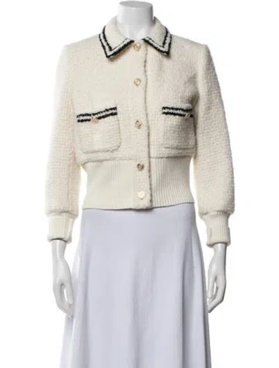 Pre-owned Maje Jacket In Neutrals