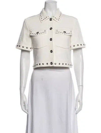 Pre-owned Maje Jacket In Neutrals