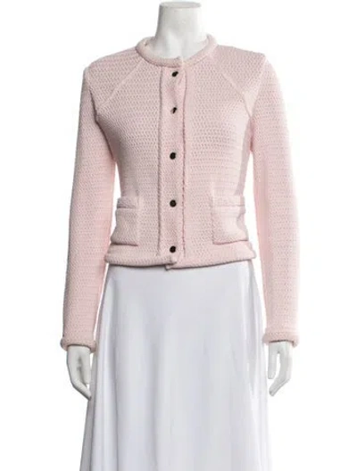 Pre-owned Maje Jacket In Pink