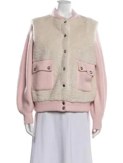 Pre-owned Maje Jacket In Pink