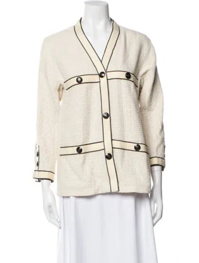 Pre-owned Maje Jacket W/ Tags In Neutral