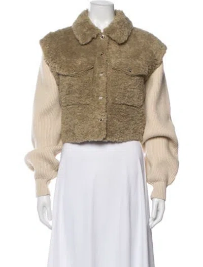 Pre-owned Maje Jacket W/ Tags In Neutral