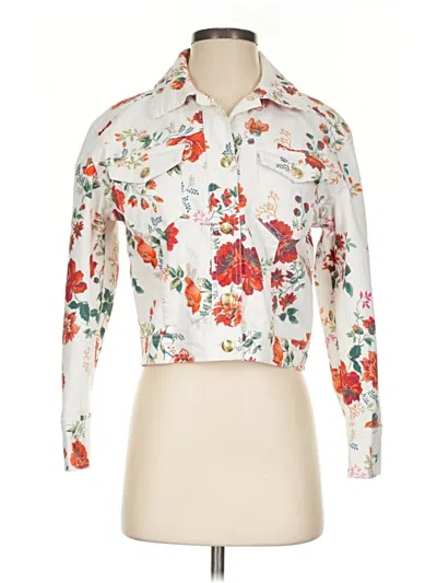 Pre-owned Maje Jacket In White