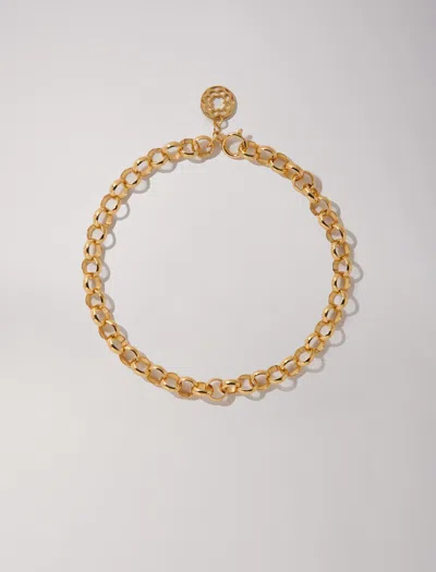 Maje Jaseron Chain Necklace In Gold