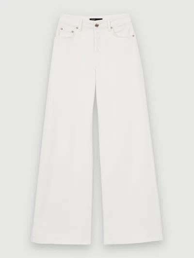 Maje Jean Large In White