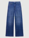 Maje Rhinestone-embellished Jeans In Bleu