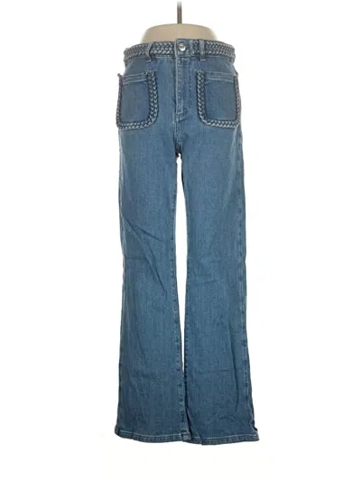 Pre-owned Maje Jeans In Blue