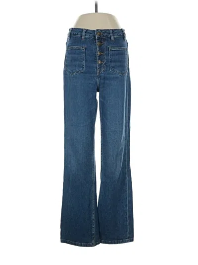 Pre-owned Maje Jeans In Blue