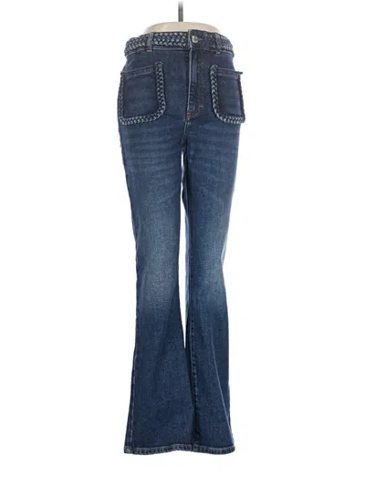 Pre-owned Maje Jeans In Blue