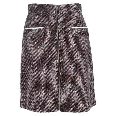Maje Jiberty Tweed Mini Skirt In Multicolor Cotton