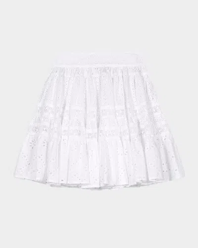 MAJE JIBRODA EYELET MINI SKIRT