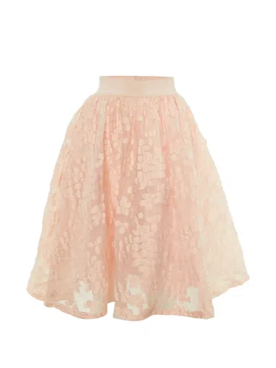 Pre-owned Maje Joshua Rose Midi Skirt In Pink