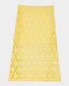 Maje Long Crochet Skirt